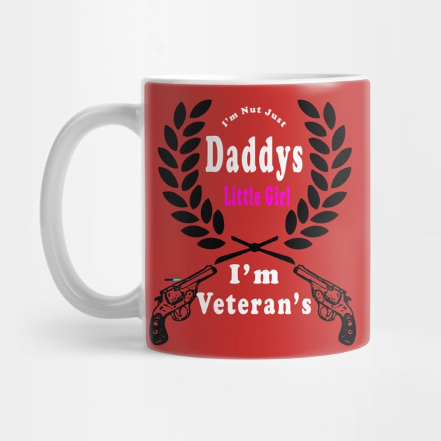 Daddys Little Girl Veteran Dad Veterans Day Gift Shirt by we4you